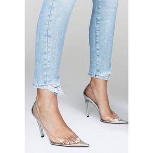 Good American NWOB Cinder-F*cking-Rella Pump Size 12